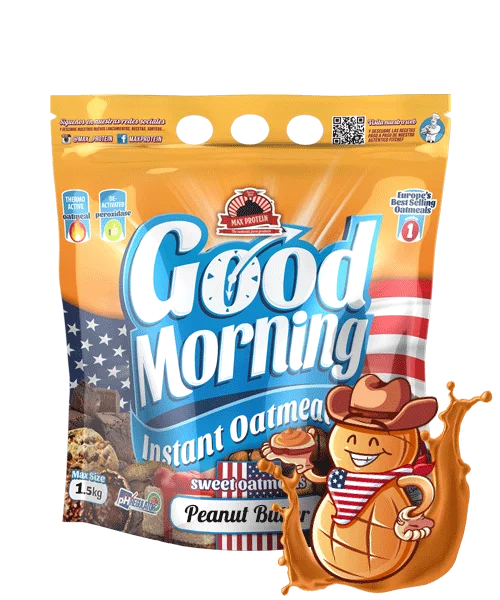 GOOD MORNING INSTANT OATMEAL 1500g – Peanut Butter